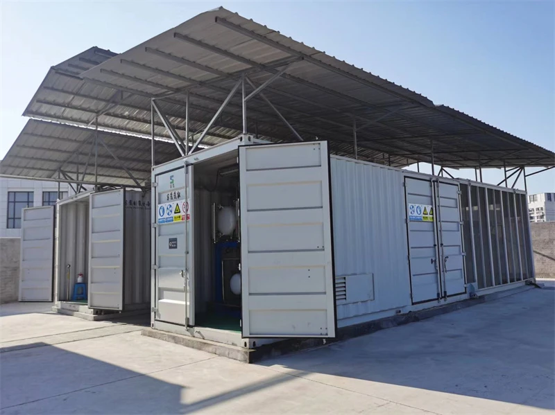 Containerisert hydrogenanlegg