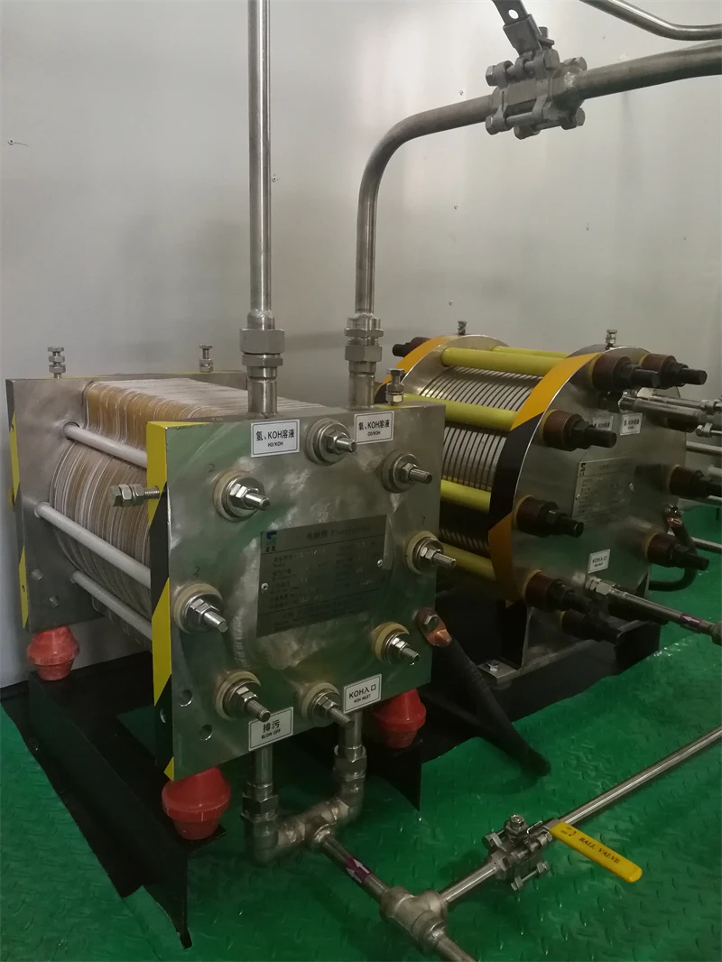 Hydrogen dehydrering utstyr